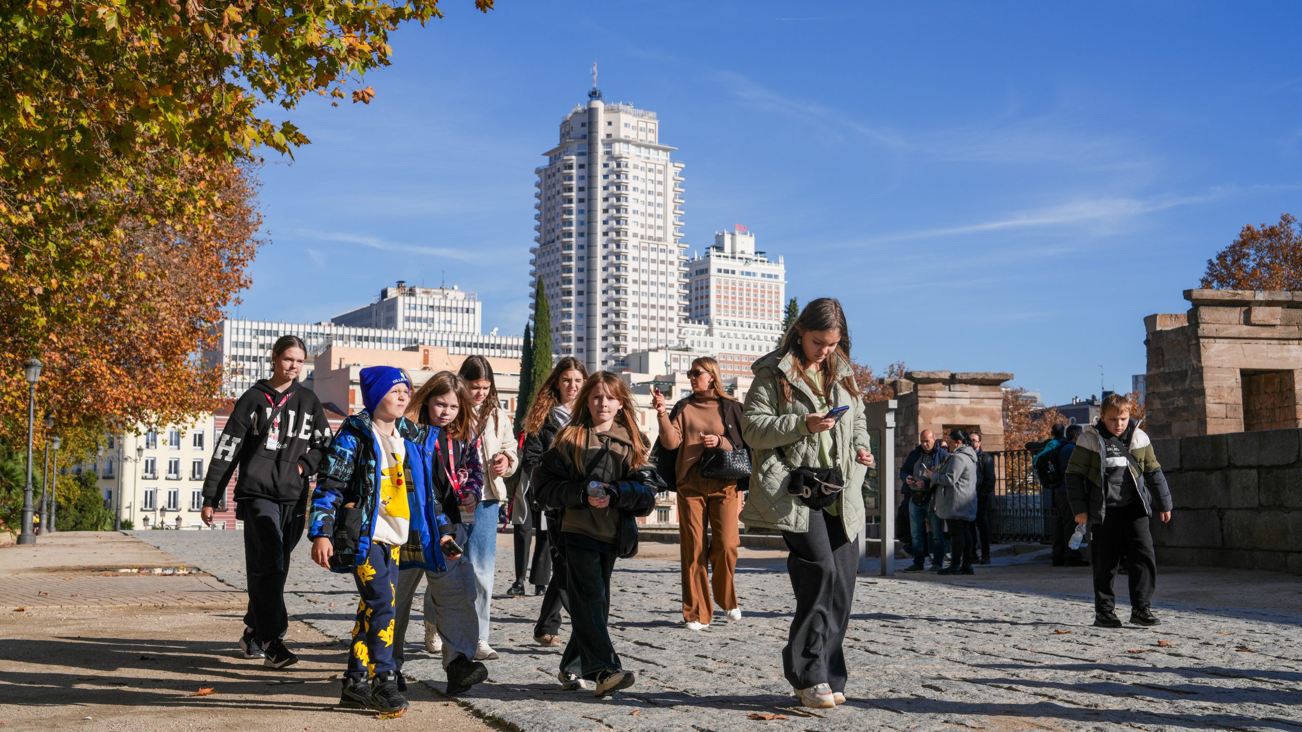 Excursión Madrid niños ucranianos